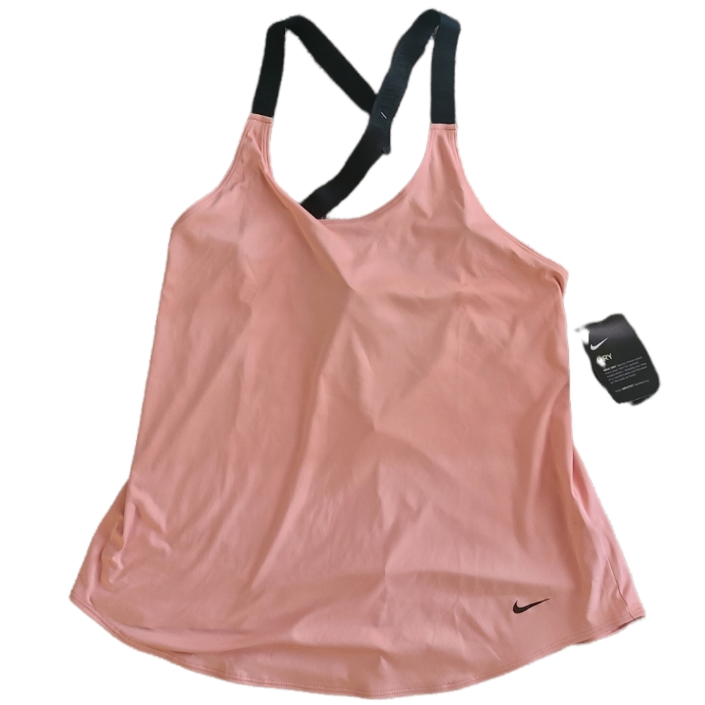 Nike Dri-fit pink workout halter top
